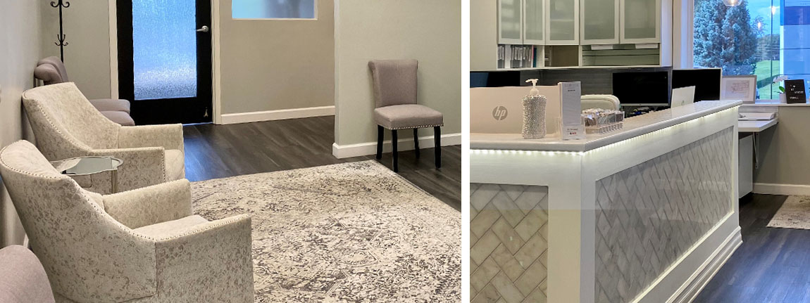 Deco Dental reception and waiting room