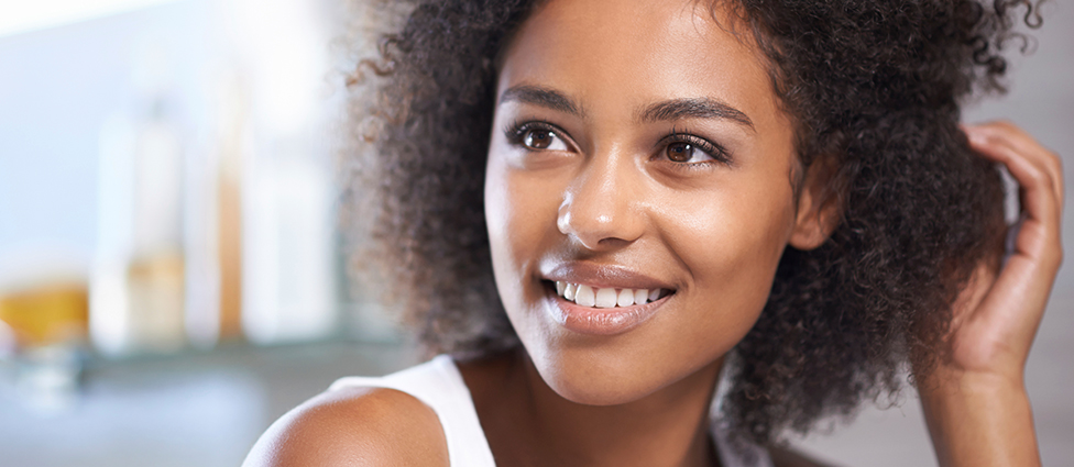 Smiling woman